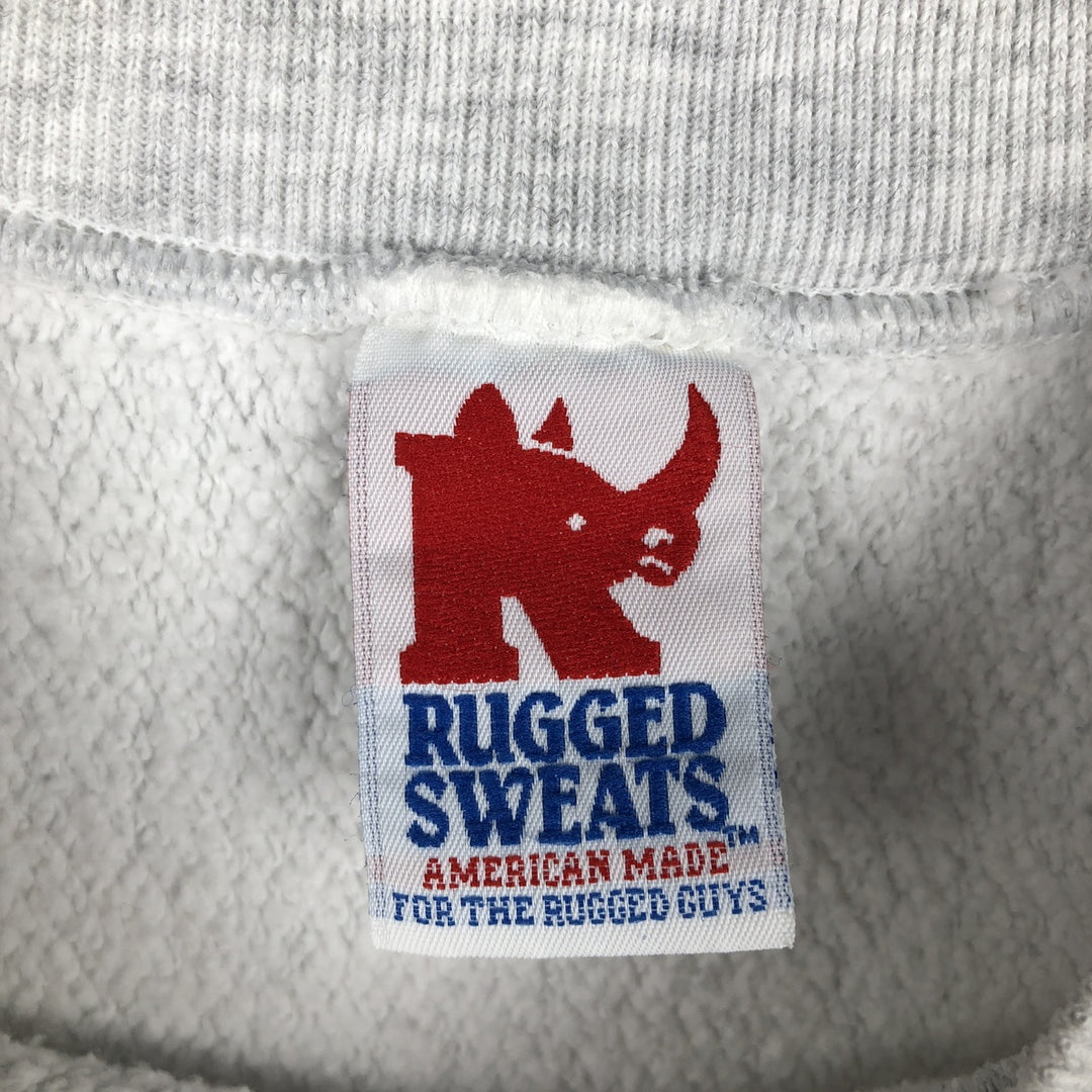 90'S Rugged Sweats Timberland College Sweatshirt, Men's Size L (approx.), Vintage unclear gray type Vintage Second Hand