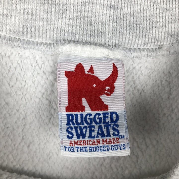 90'S Rugged Sweats Timberland College Sweatshirt, Men's Size L (approx.), Vintage unclear gray type Vintage Second Hand