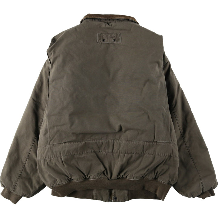 90'S Cabelas padded puffer jacket, men's size XL, vintage. cotton Khaki type Vintage Second Hand