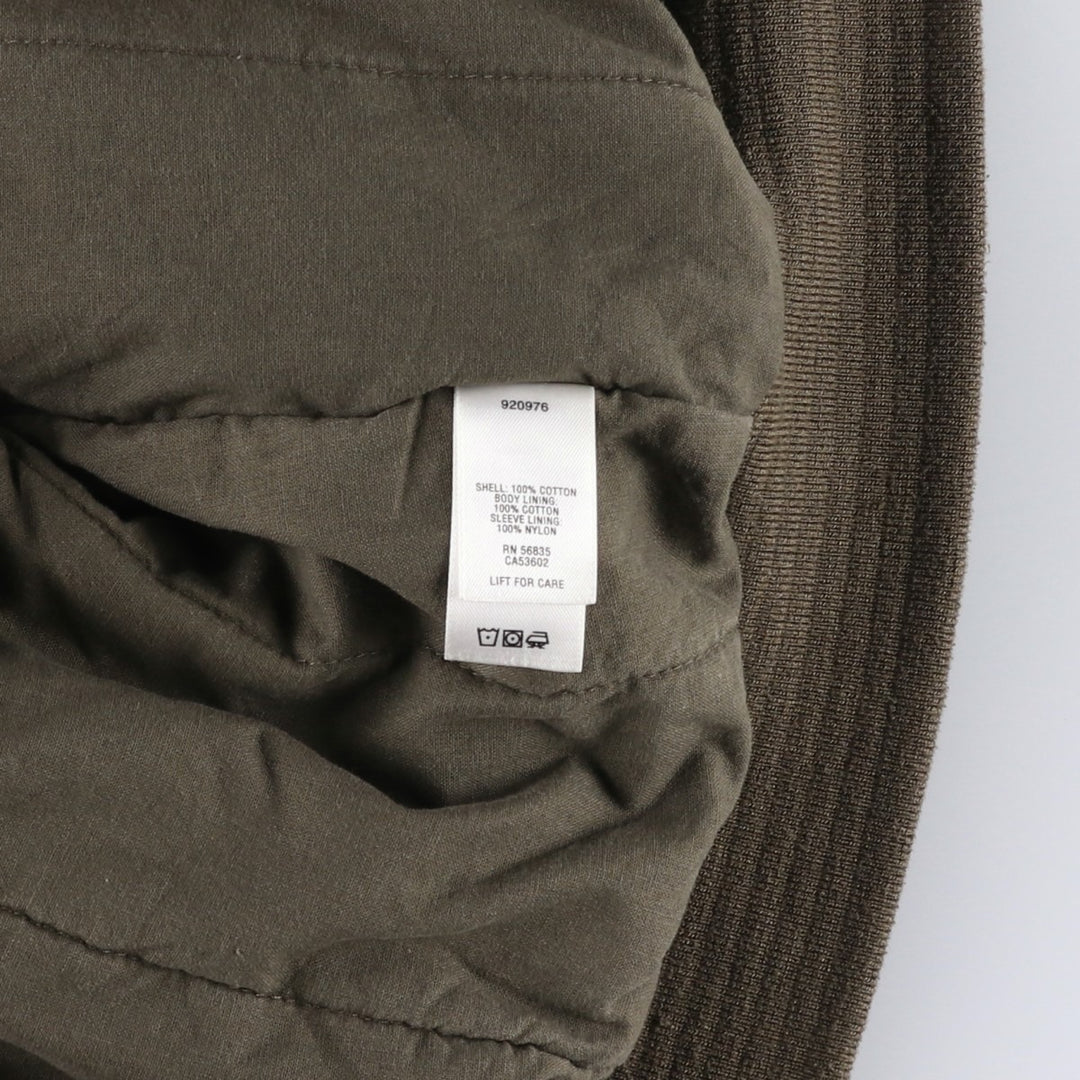 90'S Cabelas padded puffer jacket, men's size XL, vintage. cotton Khaki type Vintage Second Hand
