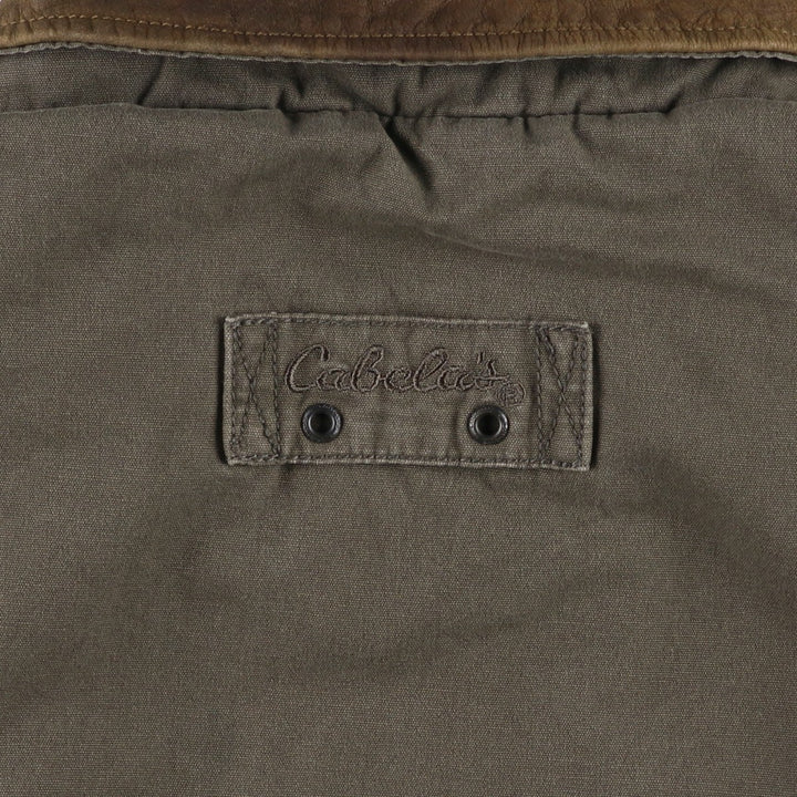 90'S Cabelas padded puffer jacket, men's size XL, vintage. cotton Khaki type Vintage Second Hand