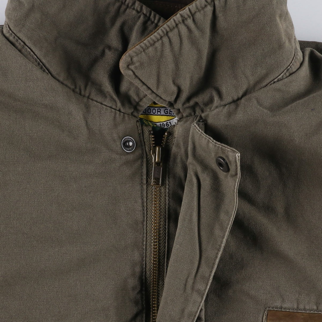 90'S Cabelas padded puffer jacket, men's size XL, vintage. cotton Khaki type Vintage Second Hand
