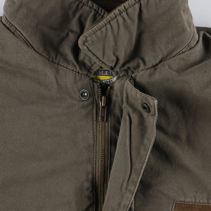 90'S Cabelas padded puffer jacket, men's size XL, vintage. cotton Khaki type Vintage Second Hand