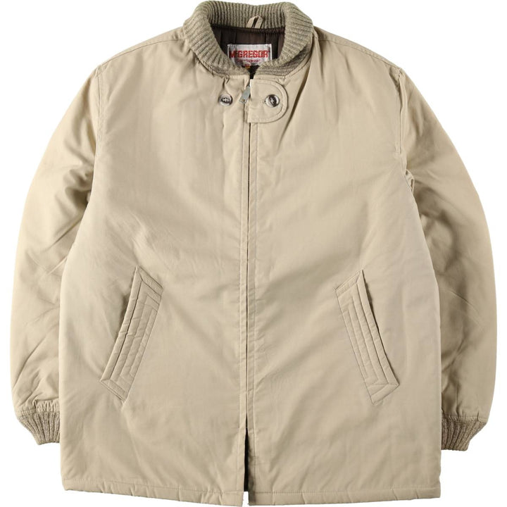 1960'S McGREGOR Padded Pharaoh Jacket, Men's Size L (approx.), Vintage unclear Beige type Vintage Second Hand