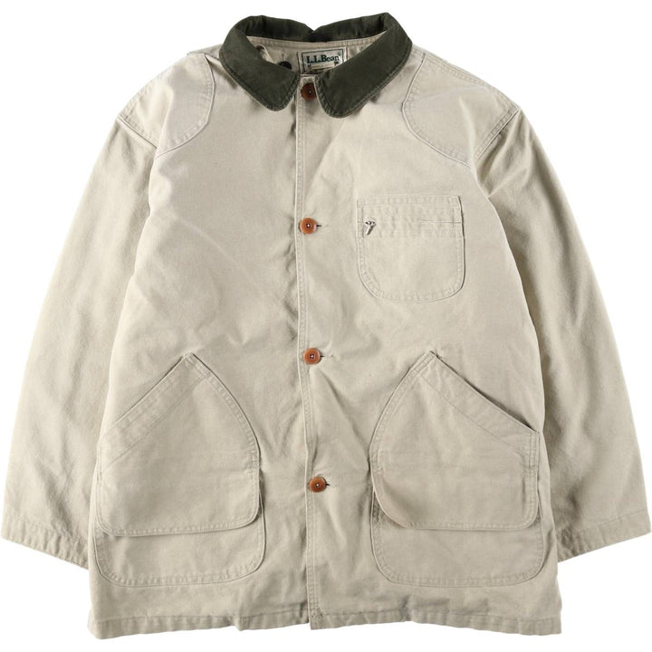 1980'S LL Bean padded hunting jacket, made in the USA, men's size XL equivalent, vintage. cotton Beige type Vintage Second Hand