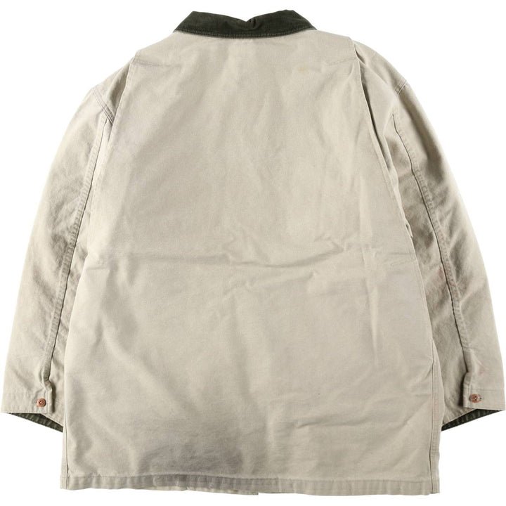 1980'S LL Bean padded hunting jacket, made in the USA, men's size XL equivalent, vintage. cotton Beige type Vintage Second Hand