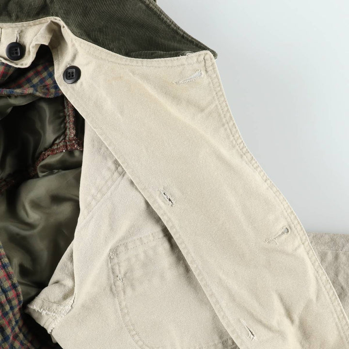 1980'S LL Bean padded hunting jacket, made in the USA, men's size XL equivalent, vintage. cotton Beige type Vintage Second Hand