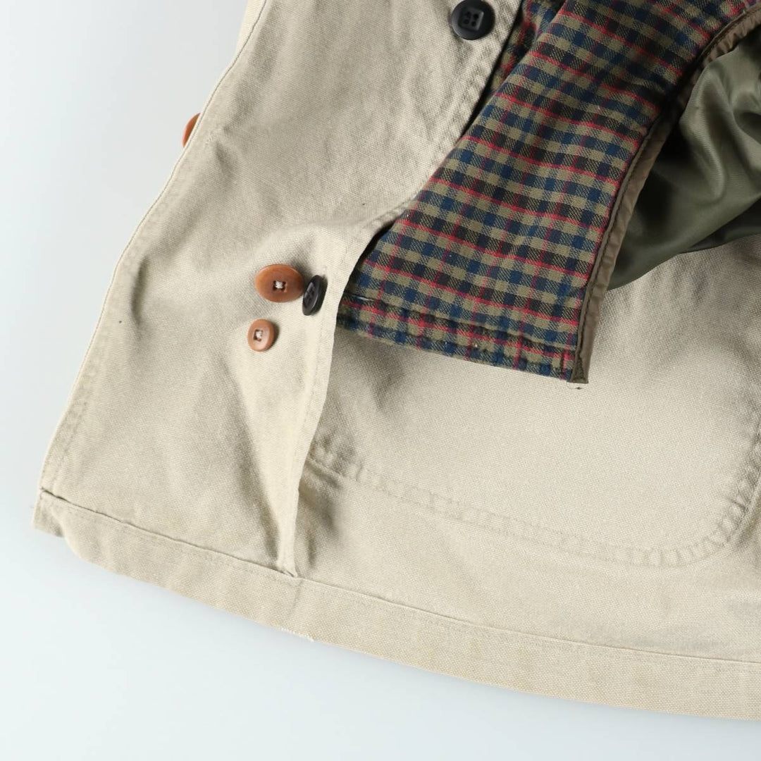 1980'S LL Bean padded hunting jacket, made in the USA, men's size XL equivalent, vintage. cotton Beige type Vintage Second Hand