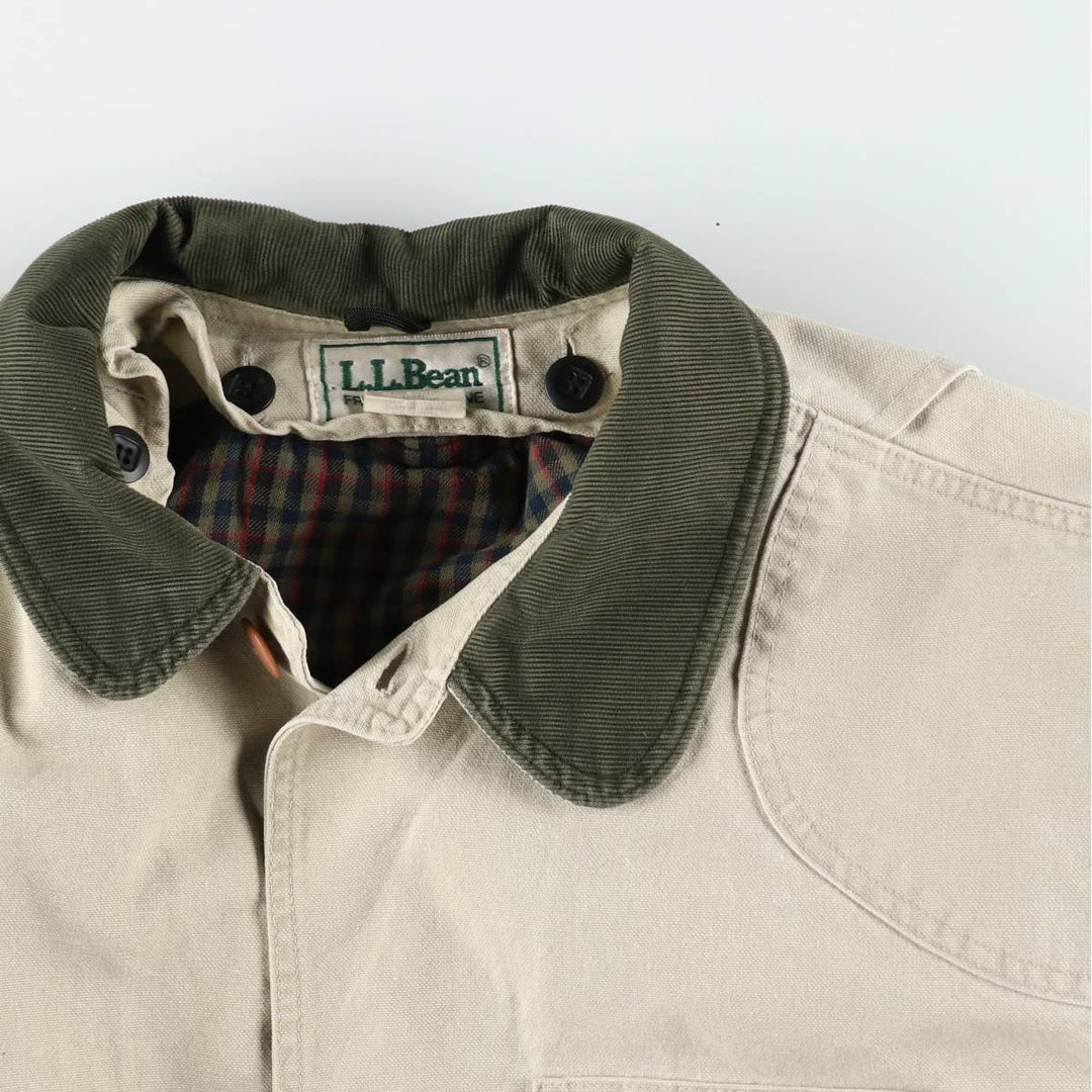 1980'S LL Bean padded hunting jacket, made in the USA, men's size XL equivalent, vintage. cotton Beige type Vintage Second Hand