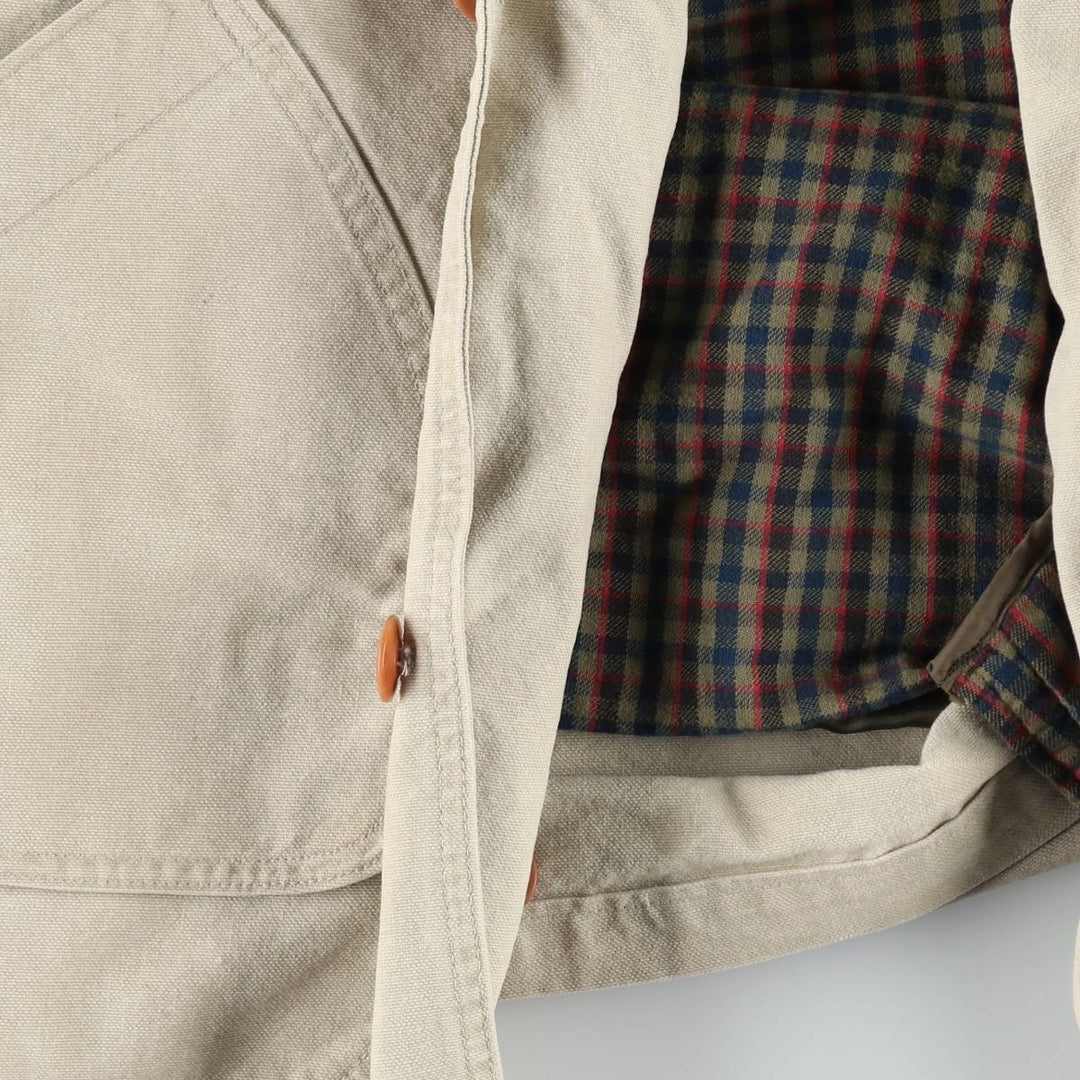 1980'S LL Bean padded hunting jacket, made in the USA, men's size XL equivalent, vintage. cotton Beige type Vintage Second Hand