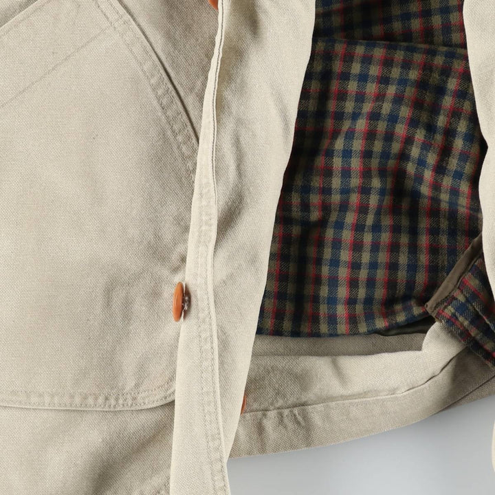 1980'S LL Bean padded hunting jacket, made in the USA, men's size XL equivalent, vintage. cotton Beige type Vintage Second Hand
