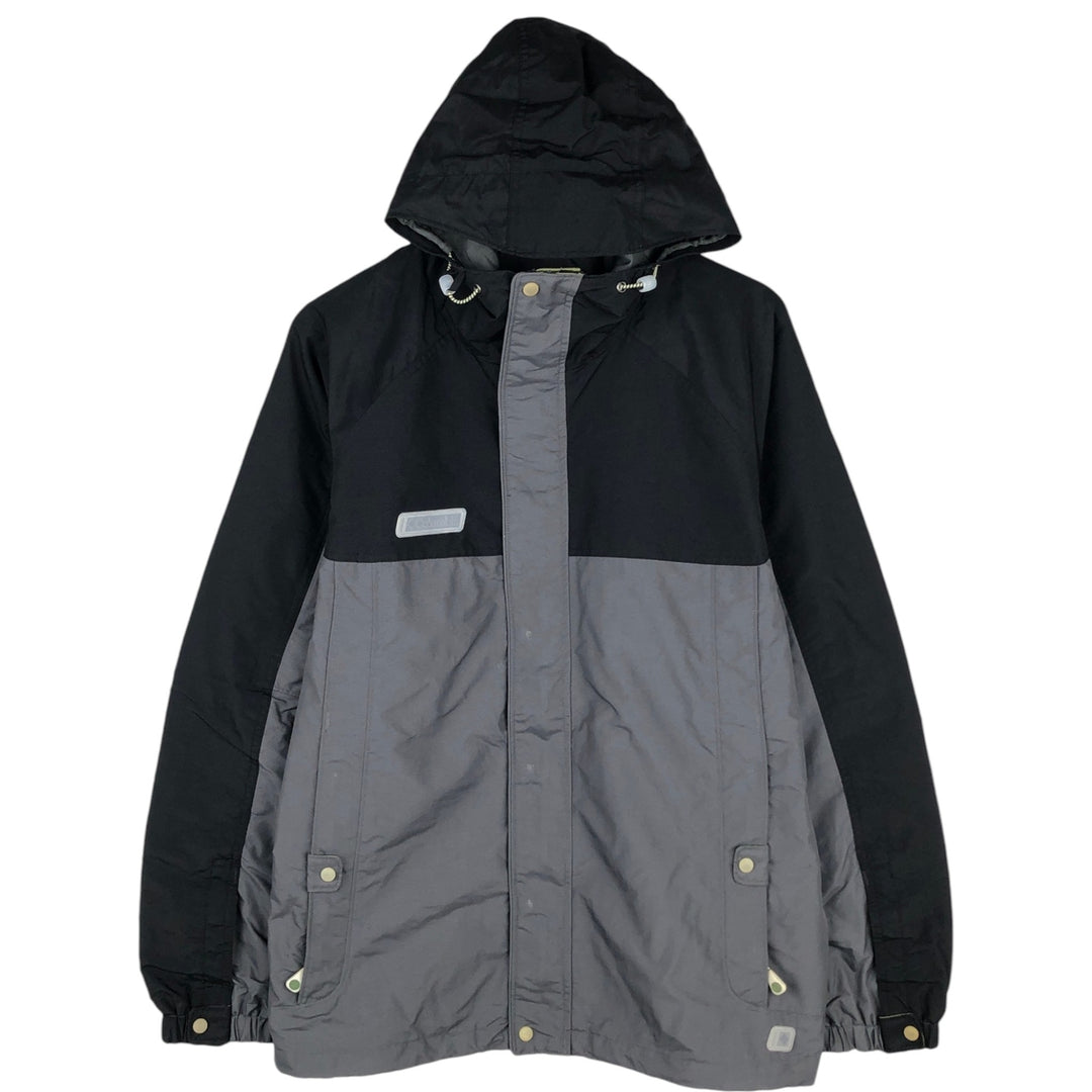 Columbia Mountain Parka Shell Jacket, Men's Size L Nylon black type Vintage Second Hand