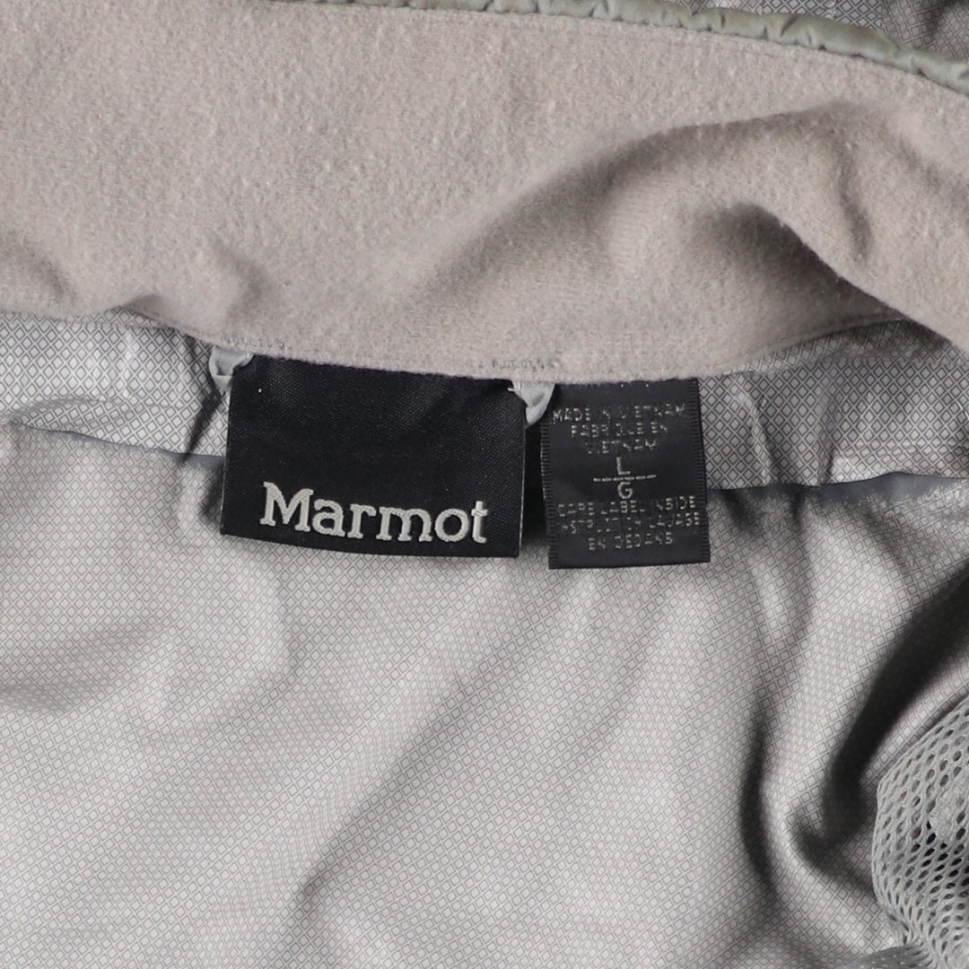 00'S Marmot Mountain Parka Shell Jacket Men's L size Nylon gray type Vintage Second Hand