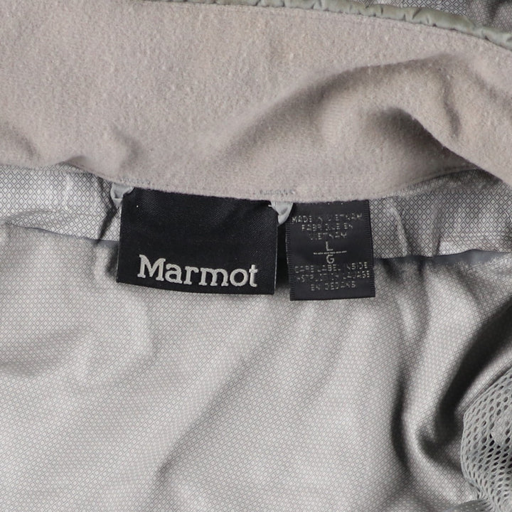00'S Marmot Mountain Parka Shell Jacket Men's L size Nylon gray type Vintage Second Hand