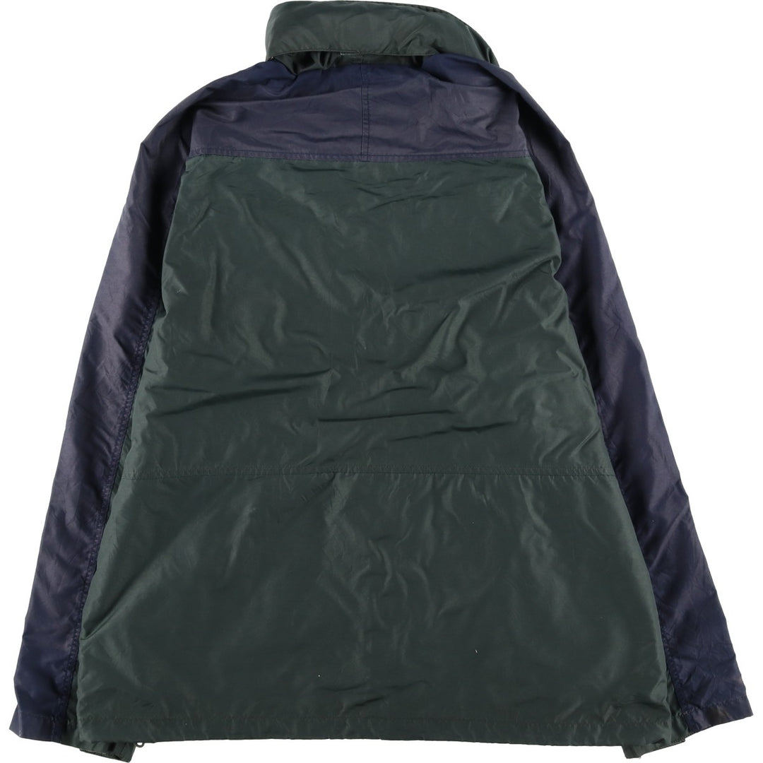 90s-00'S LLBean Mountain Parka Shell Jacket, Men's XL equivalent, Vintage Nylon Green type dark green Vintage Second Hand