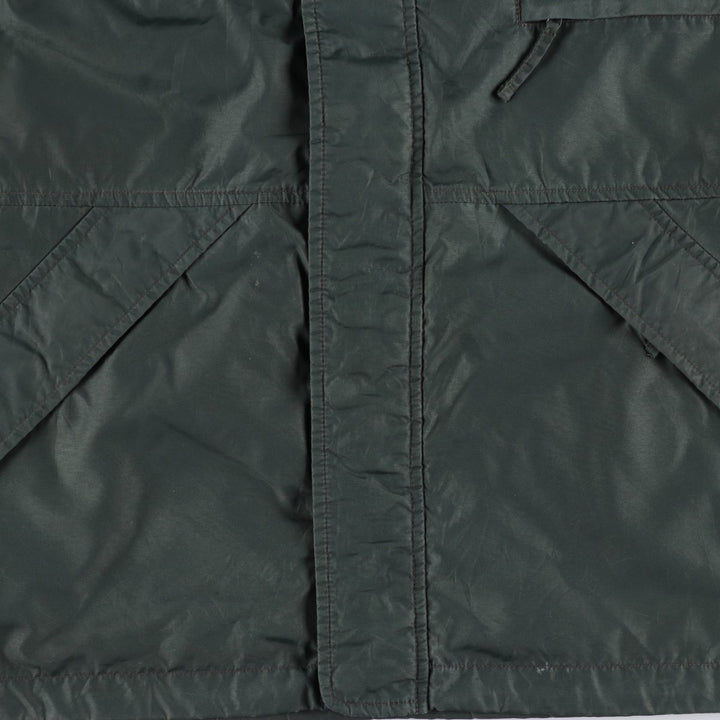 90s-00'S LLBean Mountain Parka Shell Jacket, Men's XL equivalent, Vintage Nylon Green type dark green Vintage Second Hand