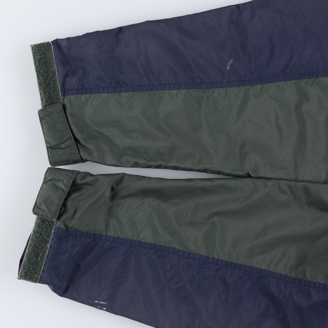 90s-00'S LLBean Mountain Parka Shell Jacket, Men's XL equivalent, Vintage Nylon Green type dark green Vintage Second Hand