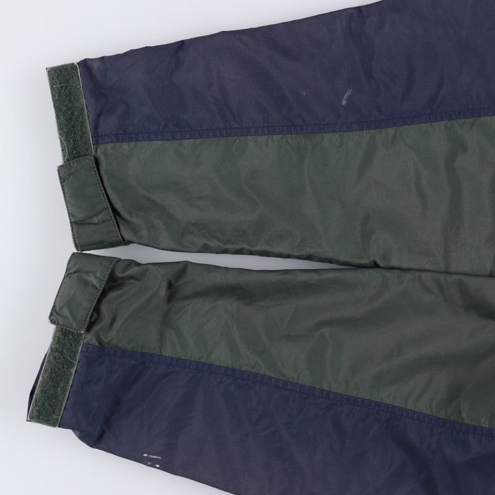 90s-00'S LLBean Mountain Parka Shell Jacket, Men's XL equivalent, Vintage Nylon Green type dark green Vintage Second Hand