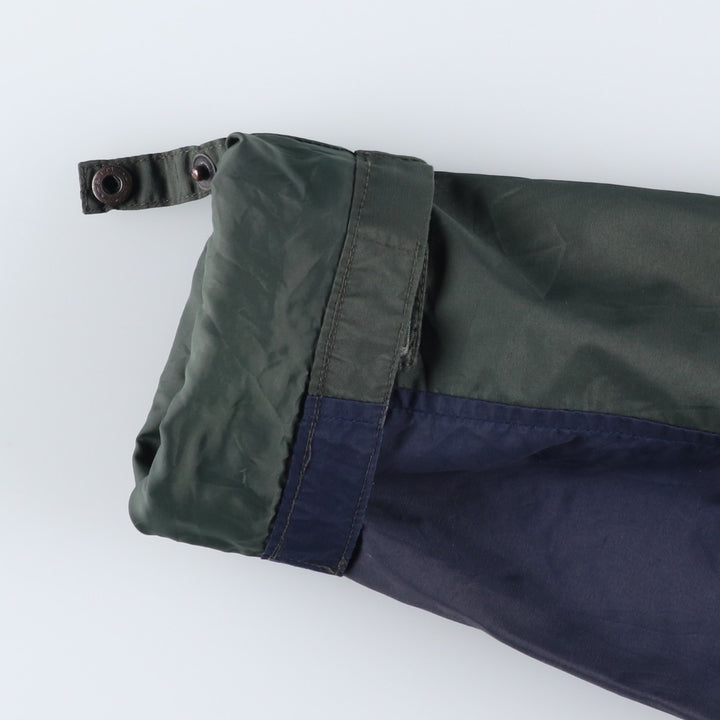 90s-00'S LLBean Mountain Parka Shell Jacket, Men's XL equivalent, Vintage Nylon Green type dark green Vintage Second Hand