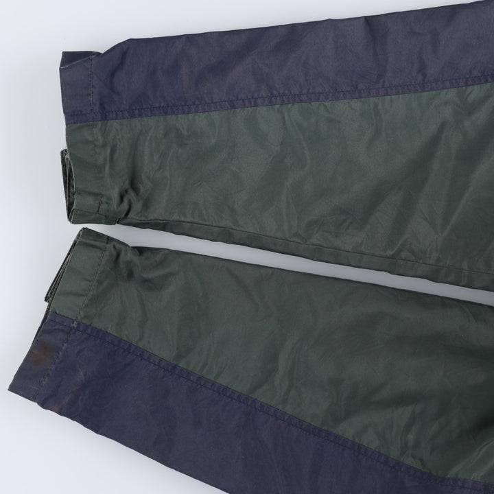 90s-00'S LLBean Mountain Parka Shell Jacket, Men's XL equivalent, Vintage Nylon Green type dark green Vintage Second Hand