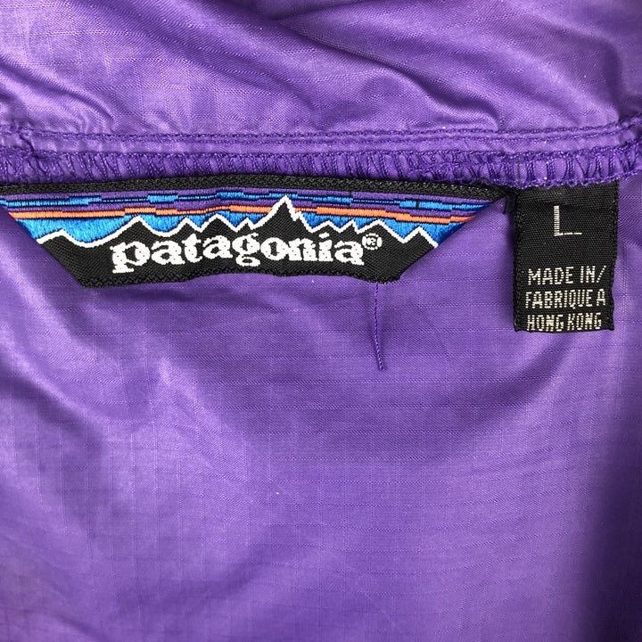 80s-90'S Patagonia Half-Snap Anorak Parka, Men's Size L (approx.) Nylon purple type Vintage Second Hand