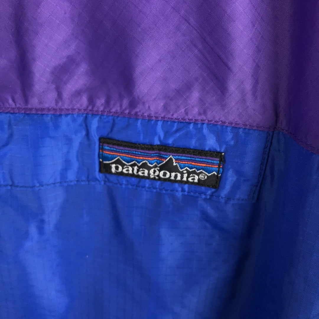 80s-90'S Patagonia Half-Snap Anorak Parka, Men's Size L (approx.) Nylon purple type Vintage Second Hand