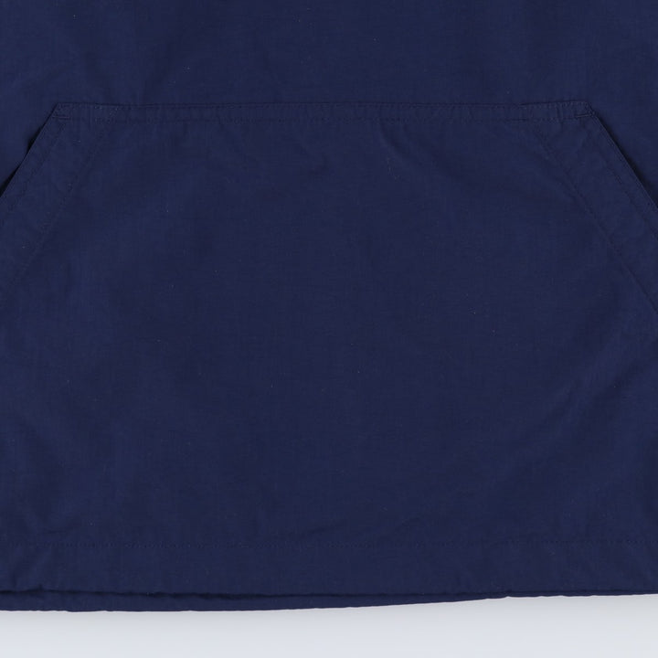1990'S Eddie Bauer EBTEK Anorak Jacket, Men's XL equivalent, Vintage Nylon navy blue type Vintage Second Hand