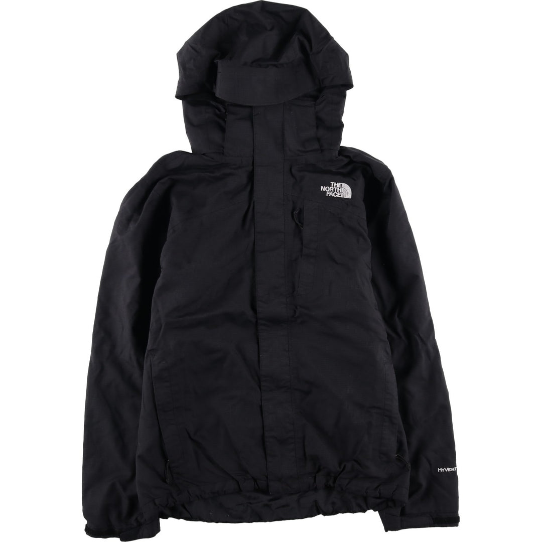 The North Face Hyvent Mountain Parka Shell Jacket, Men's Size Small Nylon black type Vintage Second Hand