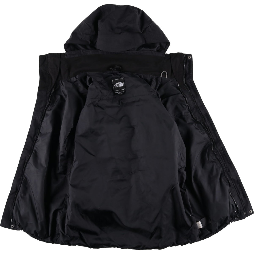 The North Face Hyvent Mountain Parka Shell Jacket, Men's Size Small Nylon black type Vintage Second Hand