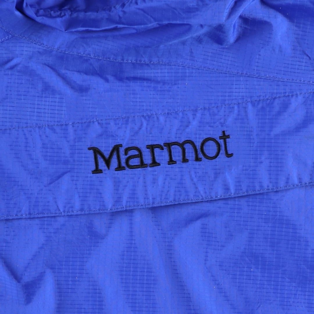 90'S Marmot Mountain Parka Shell Jacket, Men's Size L (approx.), Vintage polyamide blue type Vintage Second Hand