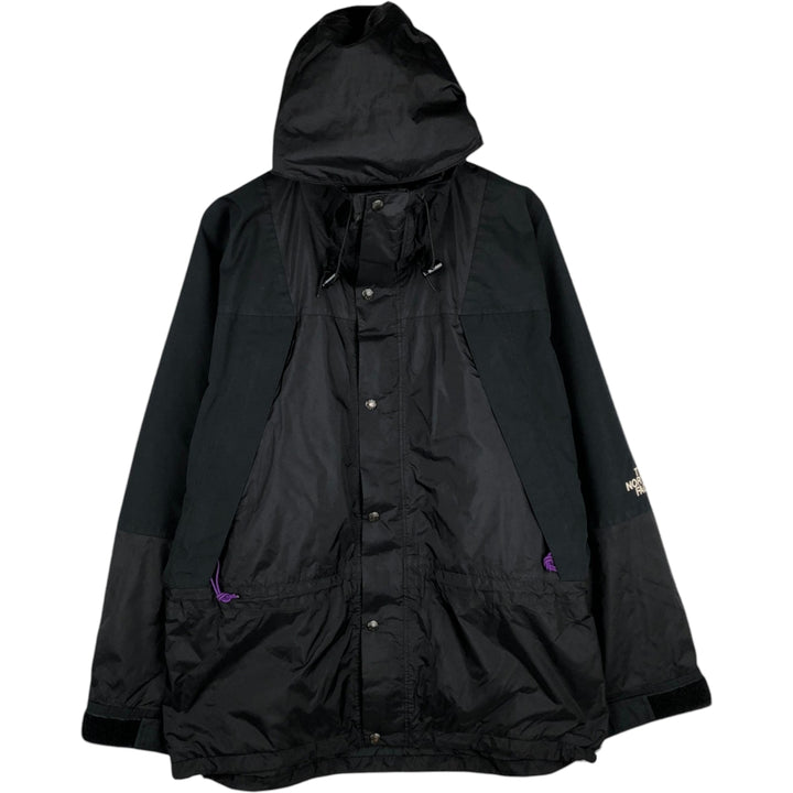 The North Face GORE-TEX Mountain Parka Shell Jacket, Made in USA, Men's Size L Nylon black type Vintage Second Hand