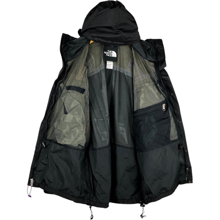 The North Face GORE-TEX Mountain Parka Shell Jacket, Made in USA, Men's Size L Nylon black type Vintage Second Hand