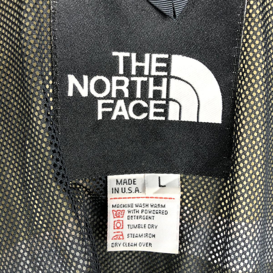 The North Face GORE-TEX Mountain Parka Shell Jacket, Made in USA, Men's Size L Nylon black type Vintage Second Hand