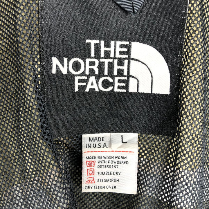 The North Face GORE-TEX Mountain Parka Shell Jacket, Made in USA, Men's Size L Nylon black type Vintage Second Hand
