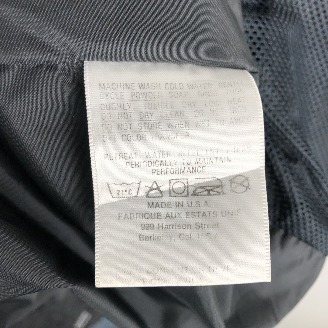 The North Face GORE-TEX Mountain Parka Shell Jacket, Made in USA, Men's Size L Nylon black type Vintage Second Hand