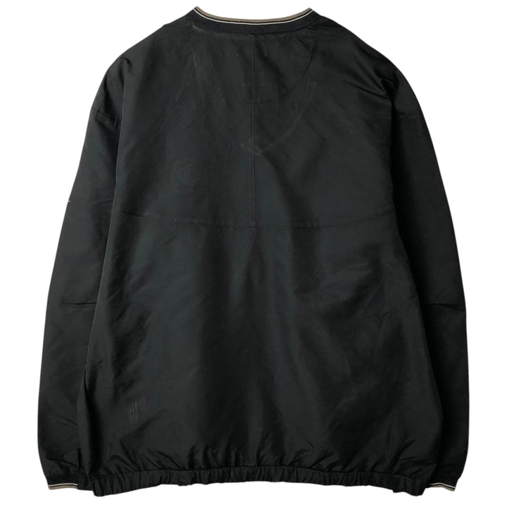 Nike Golf V-Neck Warm-Up Pullover, Men's XL polyester black type Vintage Second Hand