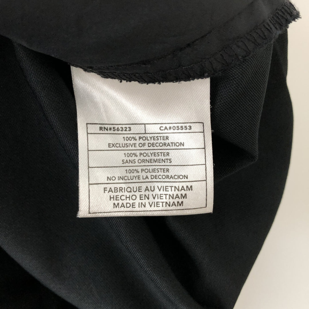 Nike Golf V-Neck Warm-Up Pullover, Men's XL polyester black type Vintage Second Hand