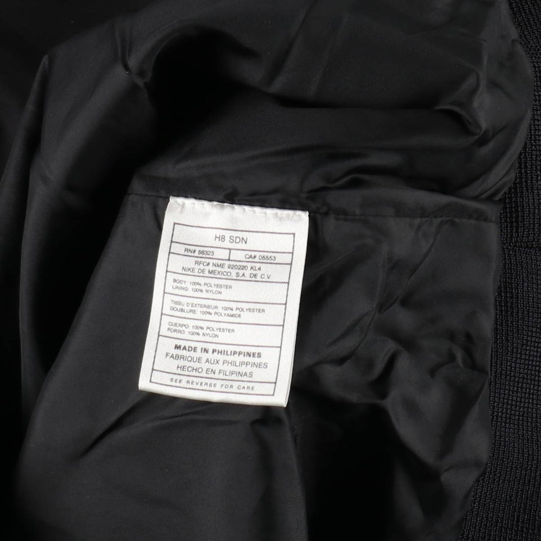 Nike Golf V-Neck College Warm-Up Pullover (Men's Size L) polyester black type Vintage Second Hand
