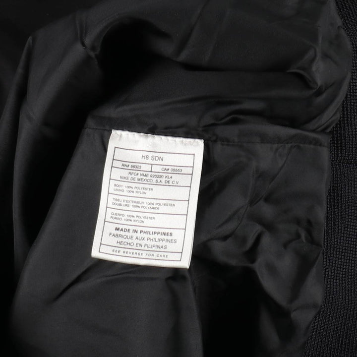 Nike Golf V-Neck College Warm-Up Pullover (Men's Size L) polyester black type Vintage Second Hand