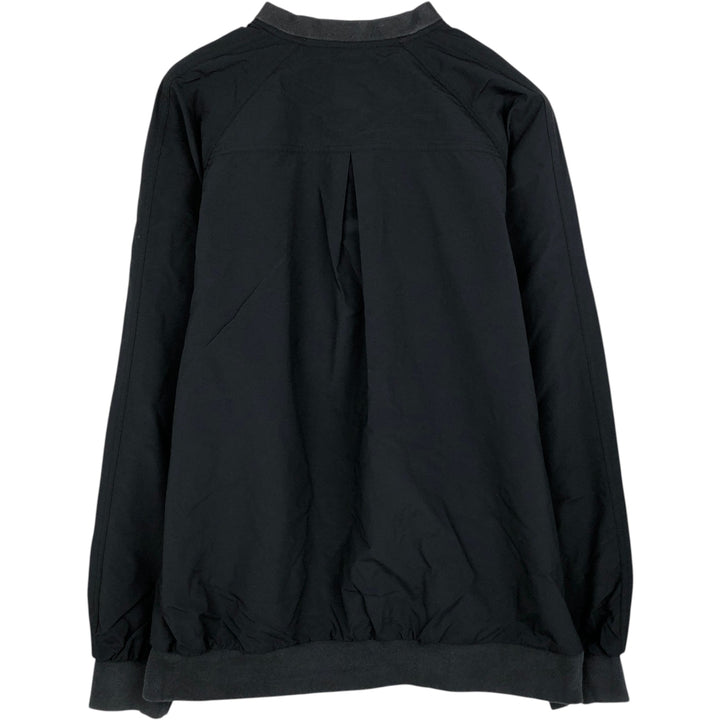 Nike Golf Half-Snap Nylon Pullover, Men's Size L (approx.) Nylon black type Vintage Second Hand