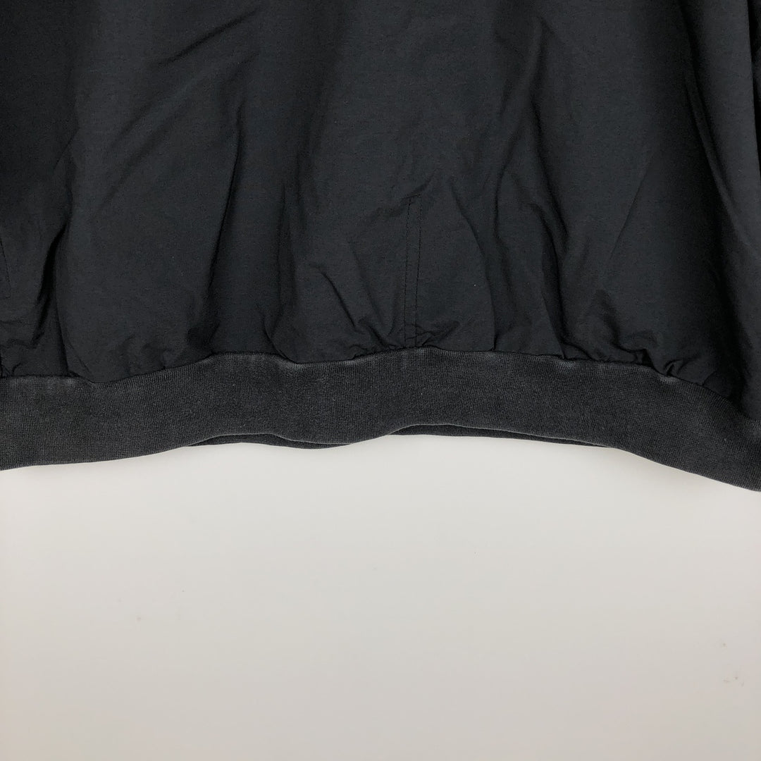 Nike Golf Half-Snap Nylon Pullover, Men's Size L (approx.) Nylon black type Vintage Second Hand