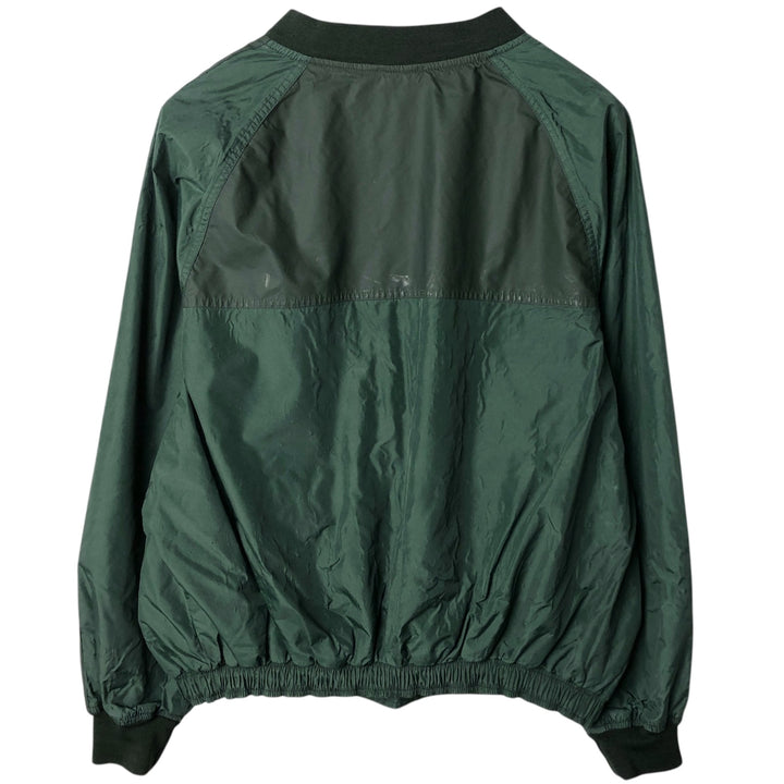 90'S Nike V-neck nylon pullover, men's size M, vintage Nylon Green type dark green Vintage Second Hand