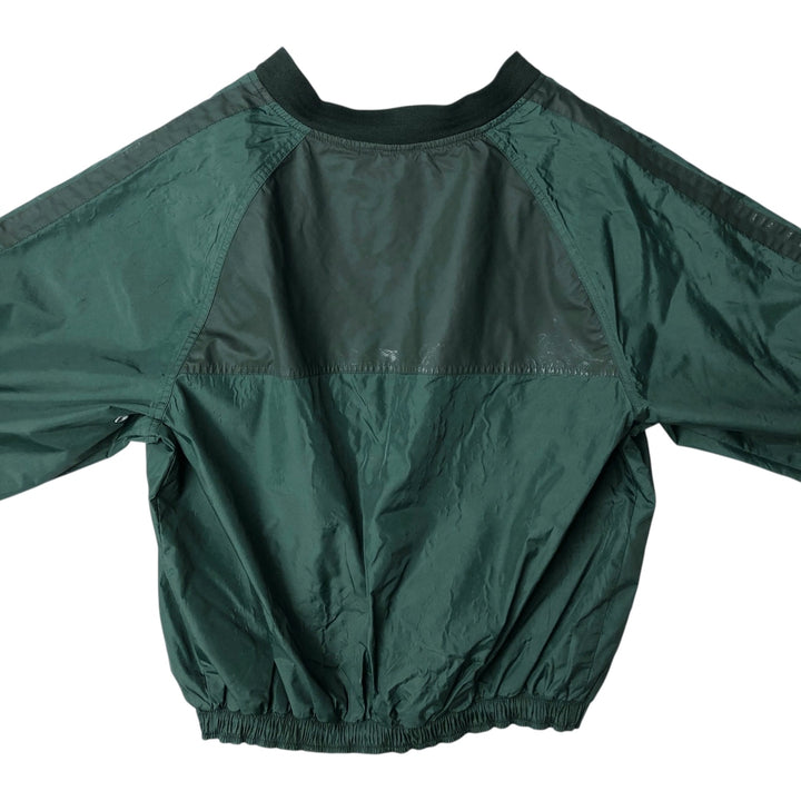 90'S Nike V-neck nylon pullover, men's size M, vintage Nylon Green type dark green Vintage Second Hand