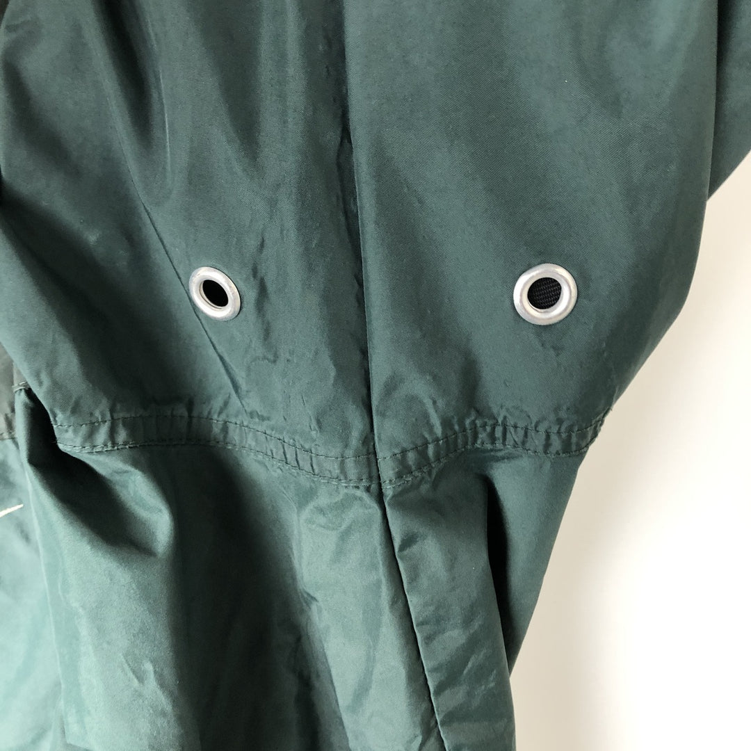 90'S Nike V-neck nylon pullover, men's size M, vintage Nylon Green type dark green Vintage Second Hand