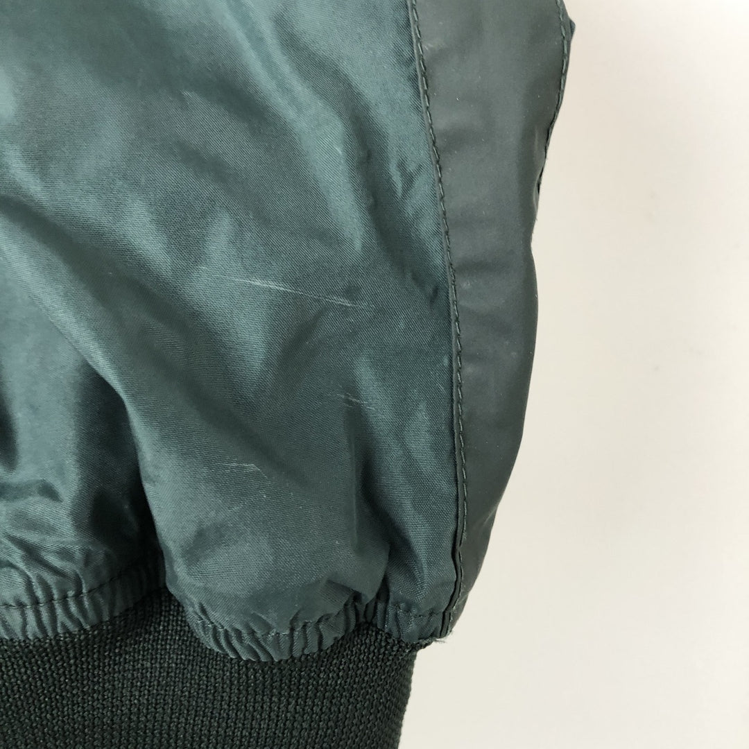 90'S Nike V-neck nylon pullover, men's size M, vintage Nylon Green type dark green Vintage Second Hand