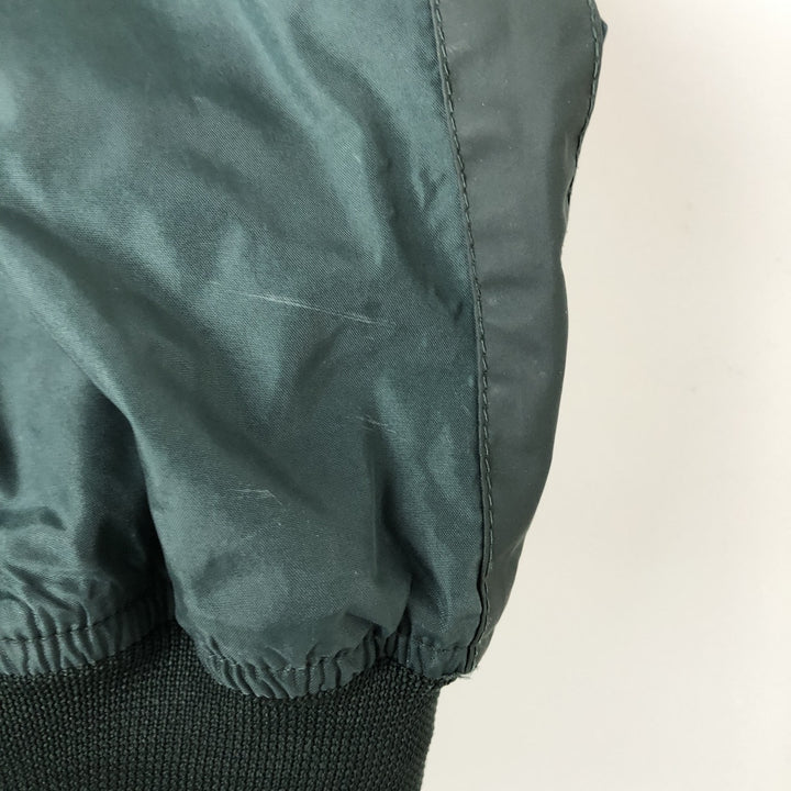 90'S Nike V-neck nylon pullover, men's size M, vintage Nylon Green type dark green Vintage Second Hand