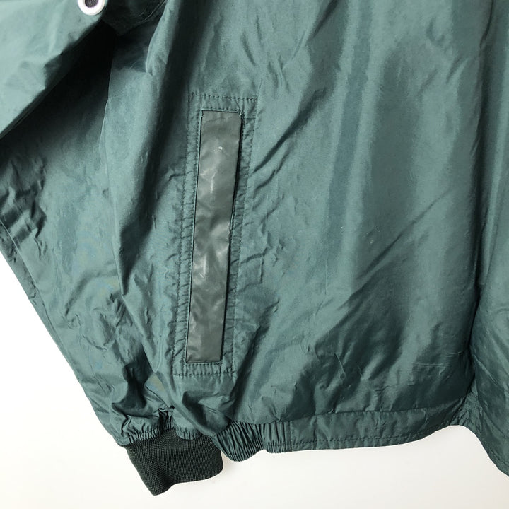 90'S Nike V-neck nylon pullover, men's size M, vintage Nylon Green type dark green Vintage Second Hand