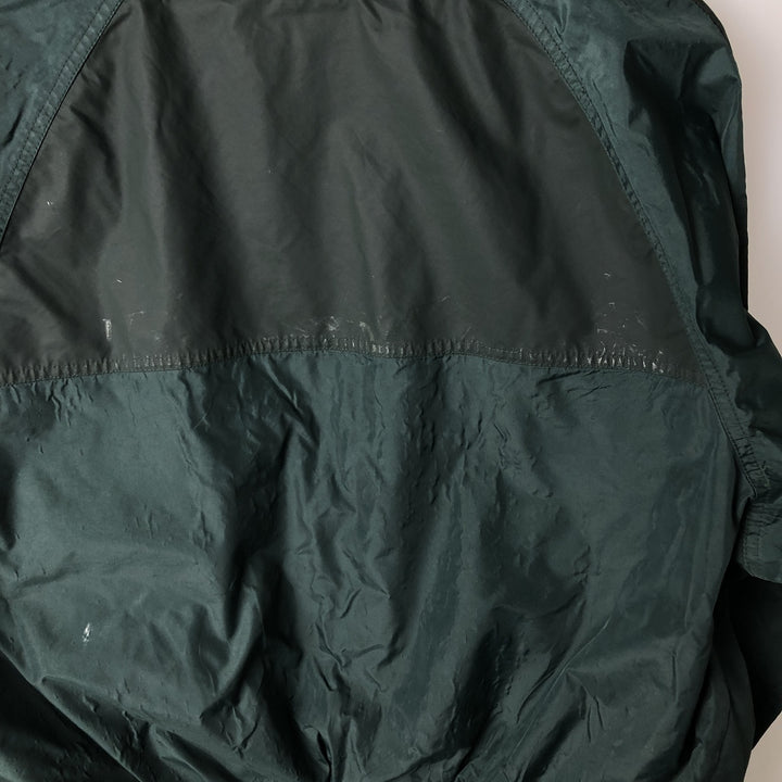 90'S Nike V-neck nylon pullover, men's size M, vintage Nylon Green type dark green Vintage Second Hand