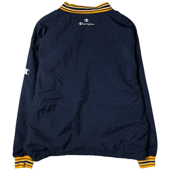 90'S Champion University of California, Los Angeles V-neck College Nylon Pullover, Men's Size L (approx.) Nylon navy blue type Vintage Second Hand