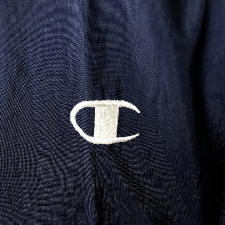 90'S Champion University of California, Los Angeles V-neck College Nylon Pullover, Men's Size L (approx.) Nylon navy blue type Vintage Second Hand